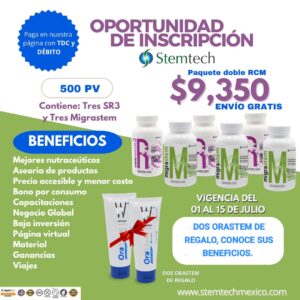 PAQUETE DOBLE RCM